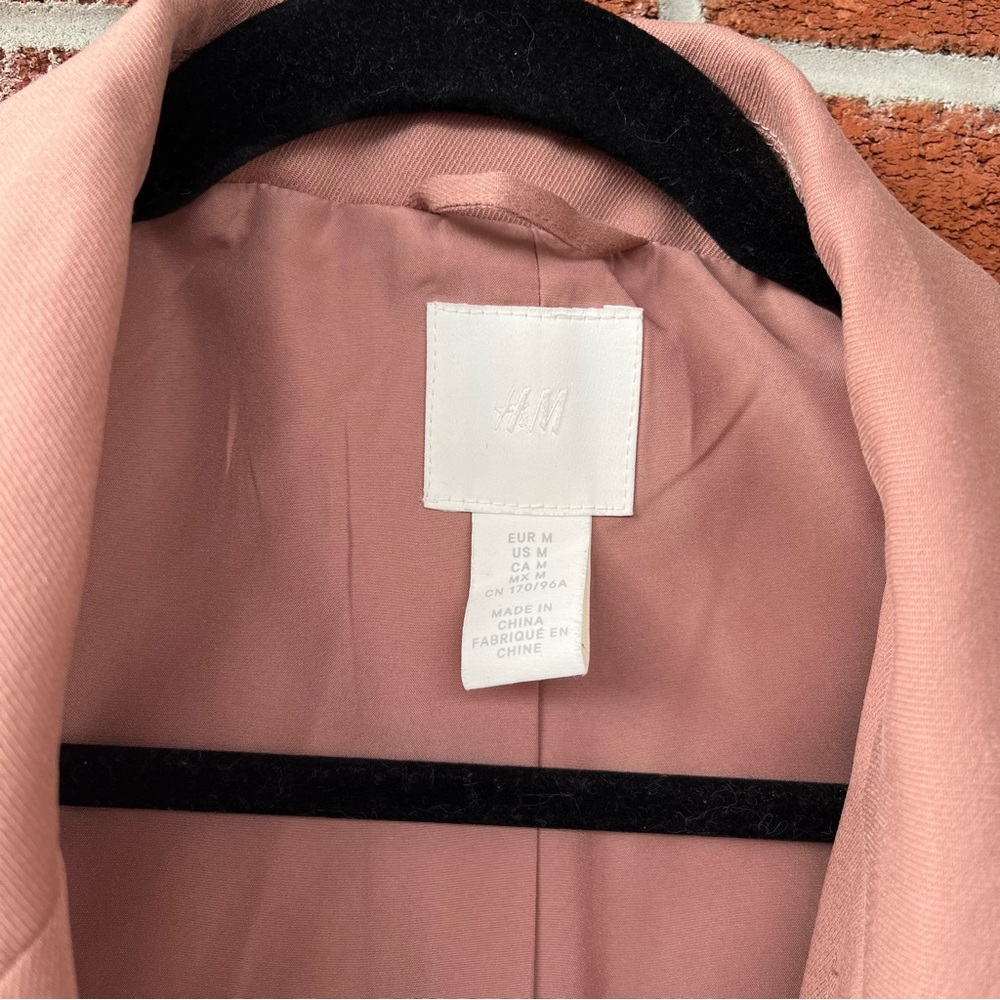 H&M - Single-breasted Oversized Jacket - Picture 4 of 5